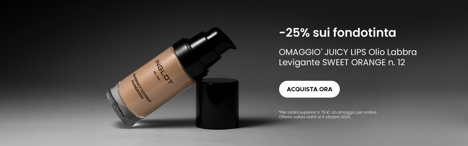 -25% sui fondotinta